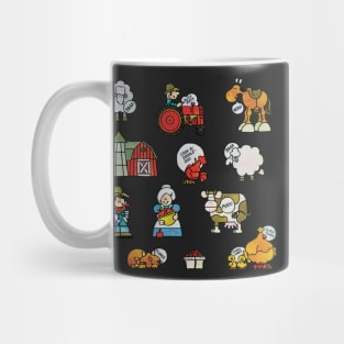 Down on the Farm sticker pack Mug